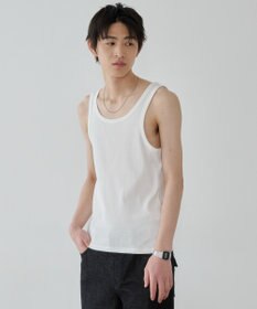 WEGO コットンリブタンクトップ