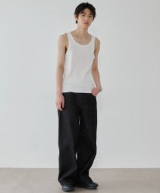 WEGO コットンリブタンクトップ