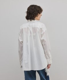 GRACE CONTINENTAL カット刺繍イレギュラーシャツ