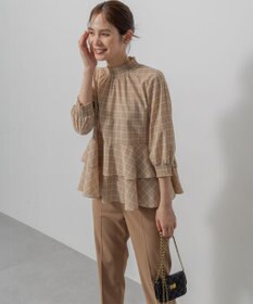 組曲 L ライトトロピカルティアード ブラウス