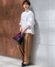 23区 S 【CLASSY.掲載/洗える】スムージーコットン タートルネック ニット