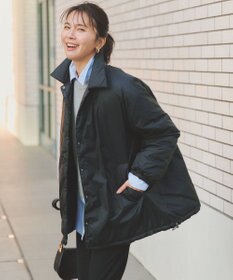 自宅で洗濯OK / ファー襟取り外し可能】TAIONコラボ ボア襟