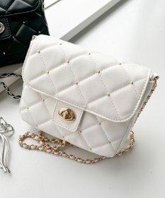 WEGO スタッズ付きキルティングショルダー