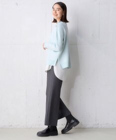 UNFILO イージーケア ワイドパンツ