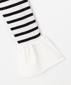 Feroux 【洗える】袖フレアボーダー ニット