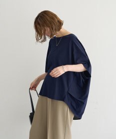 YECCA VECCA 異素材切替バックデザインプルオーバー