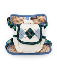 PET PARADISE ペットパラダイス リュックハーネス 《アーガイル柄》 ＳＭ