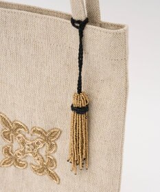 russet 【インド刺繍】ミニトートバッグ（TI-373）