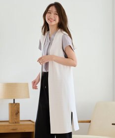 ANY 【洗濯機可/接触冷感】クールタッチニットジレ