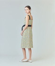 GRACE CONTINENTAL チュールヤーンツイードワンピース