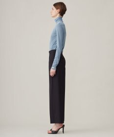 ICB 【洗える】ウール2WAYストレッチ ワイドストレートパンツ