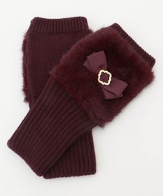 TOCCA KNIT FUR HANDWARMER 手袋