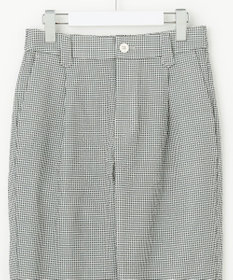 23区GOLF 【WOMEN】【撥水】ギンガムサッカー テーパードパンツ