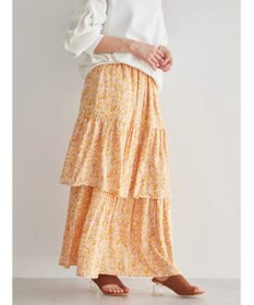 AMERICAN HOLIC ティアードエスニックプリントスカート