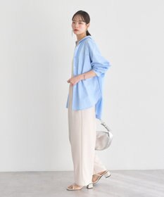 earth music&ecology バックツイストオーバーシャツ