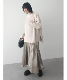 Green Parks ・ＥＬＥＮＣＡＲＥ　ＤＵＥ　メタリックティアードスカート