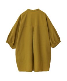 CRAFT STANDARD BOUTIQUE バンドカラーバックタック５分袖ブラウス