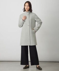 J.PRESS LADIES ショートビーバー スタンドカラー コート