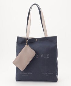 J.PRESS LADIES 【WEB限定カラーあり・セットアイテム・撥水加工・A4サイズ収納可】ポーチ付き PRINTED トート バッグ