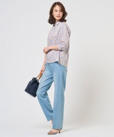 J.PRESS LADIES S 【洗える】BASIC STRETCH DENIM ボーイフィット デニム