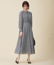 ANY SIS 【Lily Calin】ラインエンブロイダリー ドレス