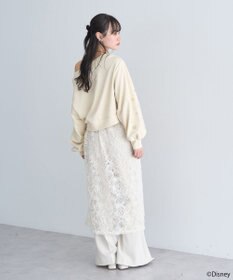 earth music&ecology 【予約】Disney/キラキラモチーフ刺繍オフショルスウェット