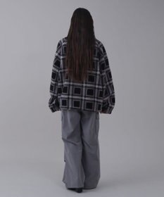 WEGO 【ユニセックス着用ITEM】ボアチェックブルゾン