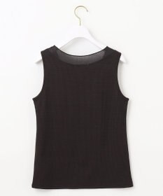 ANY SIS シアーコンビテレコ タンクトップ