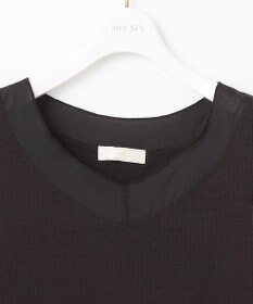 ANY SIS シアーコンビテレコ タンクトップ