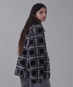 WEGO 【ユニセックス着用ITEM】ボアチェックブルゾン