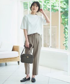 ANY 【UVケア】ビューティーベーシックモックネック半袖プルオーバー