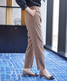 Tiaclasse 【ブラウス&パンツ2点セット】サイドプリーツブラウス×テーパードパンツ セットアップ