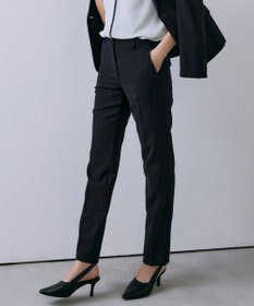 ICB 【接触冷感・防シワ・速乾・洗える】レーヨンライクトロ スティックパンツ ネイビー系