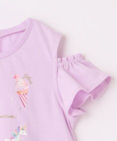 ANY KIDS スイーツ オン・オフショルダー Tシャツ