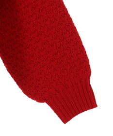 earth music&ecology ポコポコジャガードニットプルオーバー