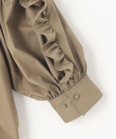 #Newans 【イージーケア】フリルスリーブブラウス