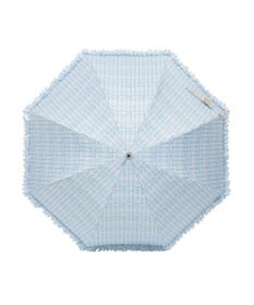 MOONBAT 【遮光/晴雨兼用日傘】LANVIN en Bleu (ランバン オン ブルー)ドビーフリル ハート 遮熱 UV 長傘