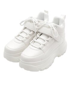 WEGO 【MLサイズ展開】ハイカットベルト厚底スニーカー