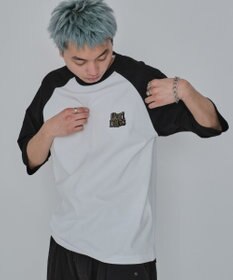 WEGO 【ユニセックス着用ITEM/MLサイズ展開】別注BENDAVISグラフィックラグランT（7S）