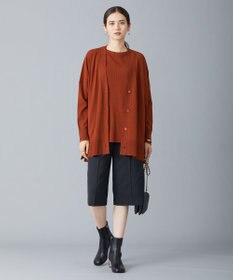 ICB 【洗える・WEB限定カラーあり】 ヴィスコースワイド カーディガン