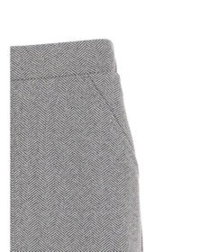 Green Parks 柄圧縮ポンチＩラインスカート