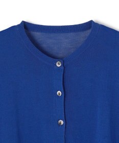 UNFILO L フロスティコットン  クロップド  カーディガン