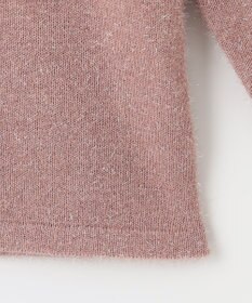 Feroux 【洗える】ラメシャギー カーディガン