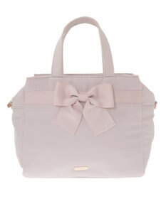 Maison de FLEUR グログランリボン3ルーム2Wayトートバッグ