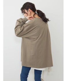 AMERICAN HOLIC 刺繍ロゴミニ裏毛ボートネックチュニック