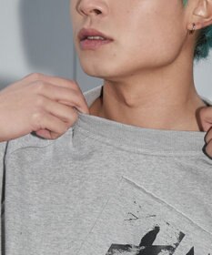 WEGO 【ユニセックス着用ITEM】フォトペーストグラフィックプルオーバー