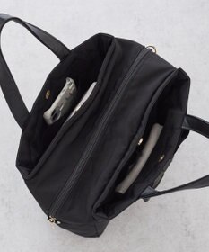 Maison de FLEUR グログランリボン3ルーム2Wayトートバッグ