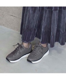MODE ET JACOMO <MODE ET JACOMO>【軽量】レースアップ厚底スニーカー