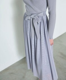 GRACE CONTINENTAL チュールコンビニットワンピース