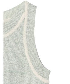 Green Parks ＫＢＦ　配色ニットタンク